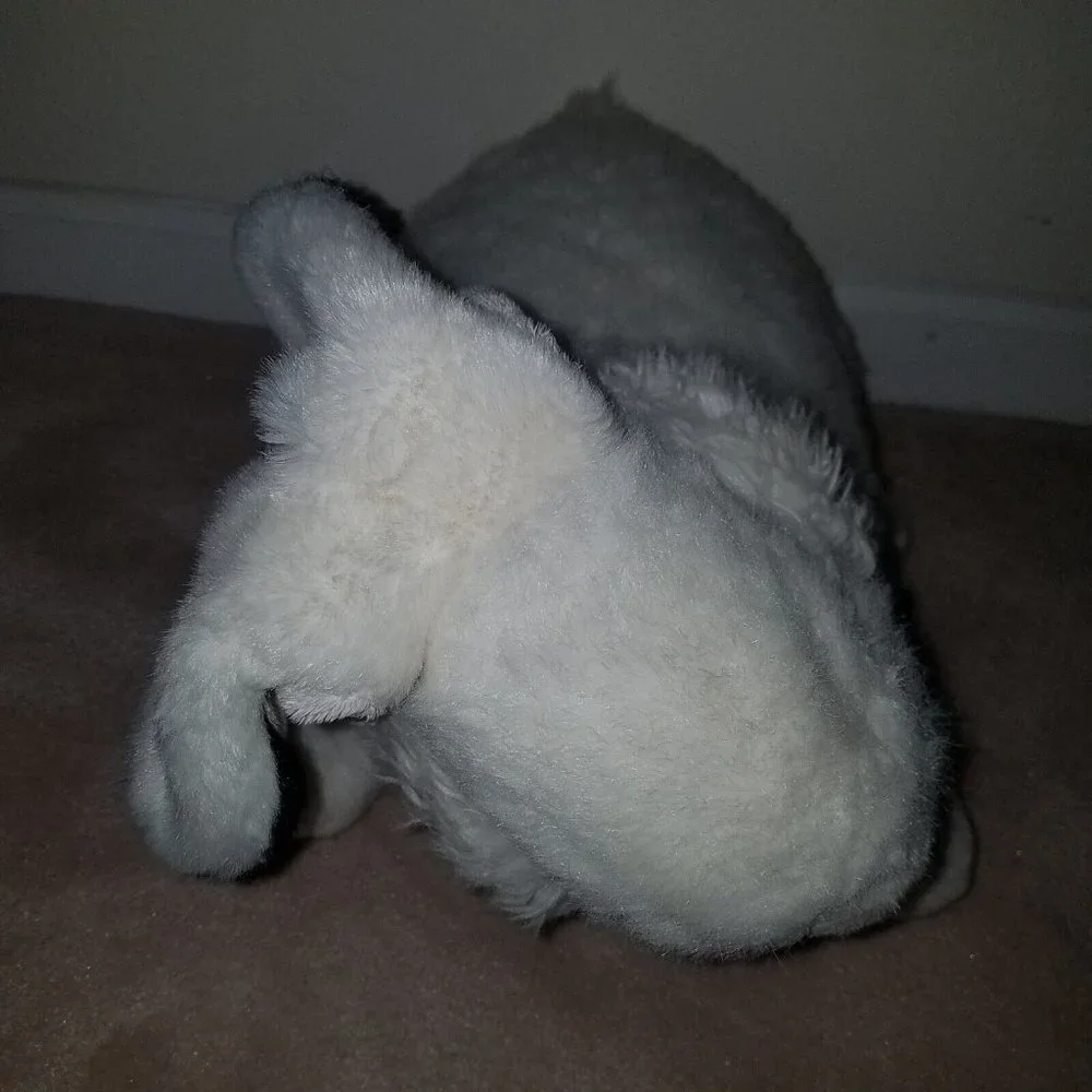 Fine Toy White Bunny Rabbit Plush Realistic 19